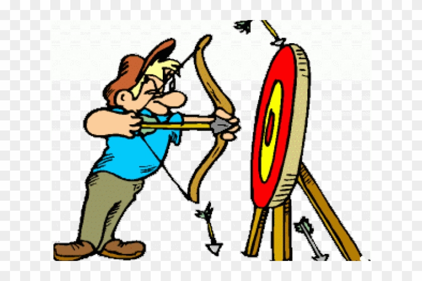 Archery Clipart Cartoon - Cartoon Archery #1208948