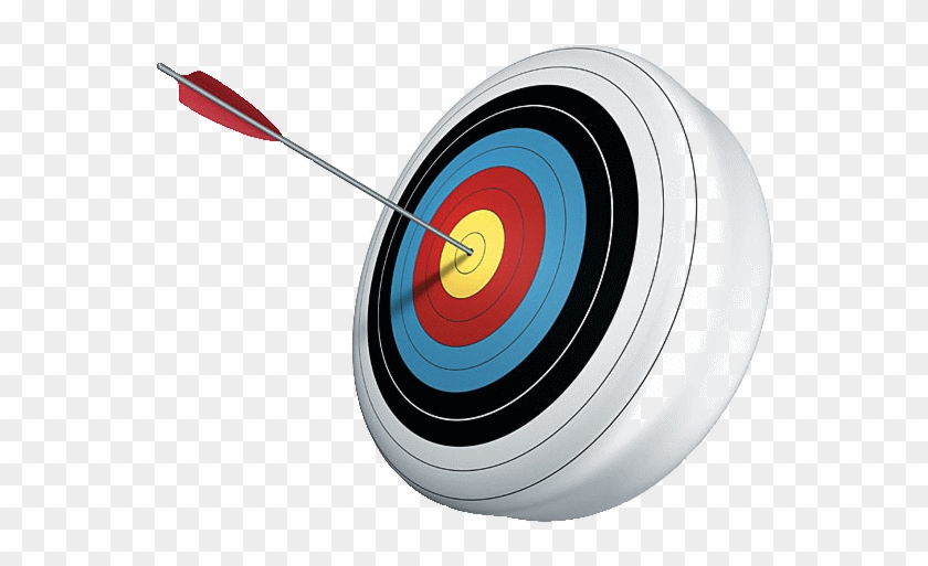 Home Bullseye - Bow Arrow In Target #1209216