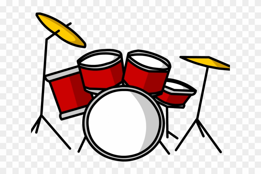 Drum Clipart Club Penguin - Drum Kit Png #1209221
