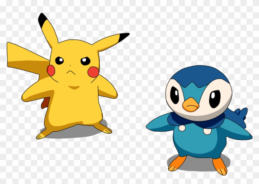 Pikachu And Piplup By Gilang10 - Pokemon Pikachu And Piplup #1209351