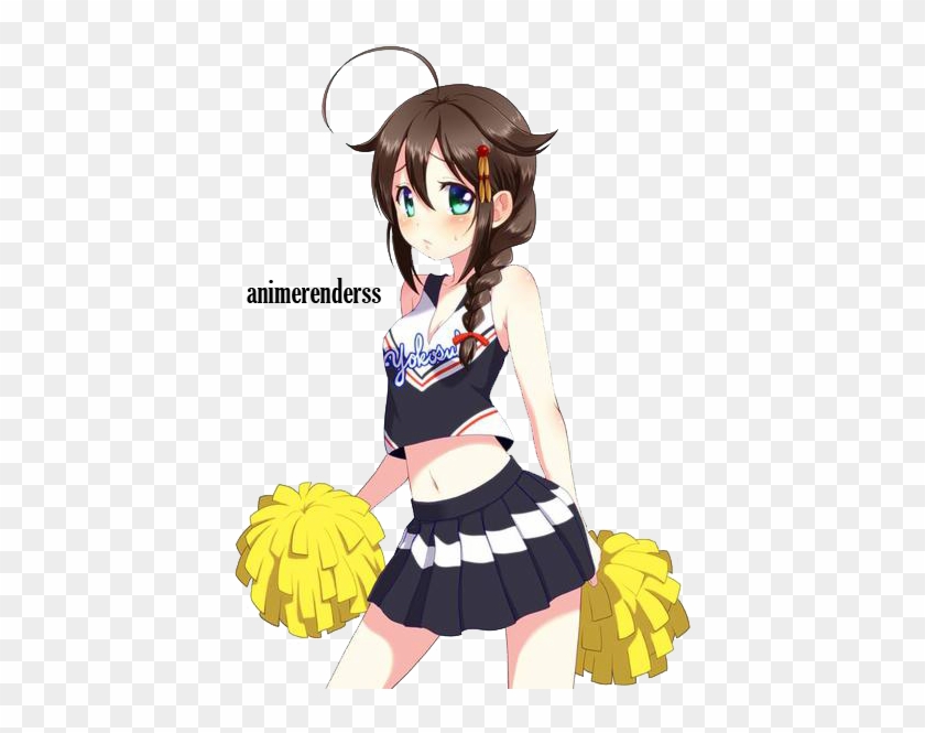 28 Collection Of Anime Cheerleader Drawing - Anime Cheerleader Render #1209457