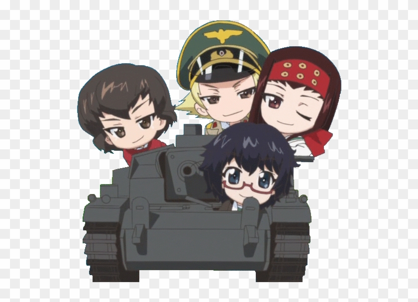 Saemonza - Girls Und Panzer Chibi Tank Gif #1209470