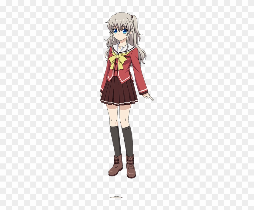 Nao Has Long Grey Hair, Tied In Two Tails, And Blue - Nao Tomori Cosplay Shoes #1209472