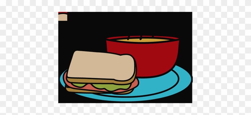 Cold Lunch Clipart Cold Lunch Clipart - Soup & Sandwich Lunch #1209481