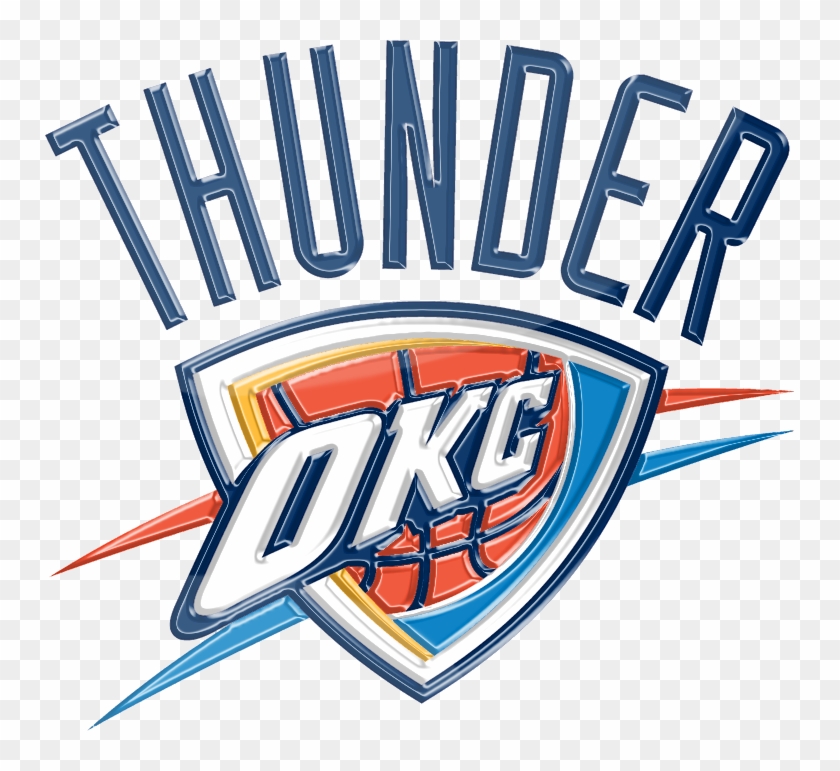 Oklahoma City Thunder 3d Logo By Rico560 - Oklahoma Thunder Logo Vector #1209491