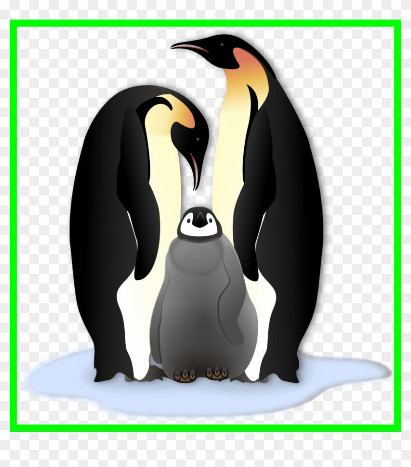 Penguin Clipart Cold Penguin Clipart Inspiring Clipart - Penguin Family Note Cards #1209495