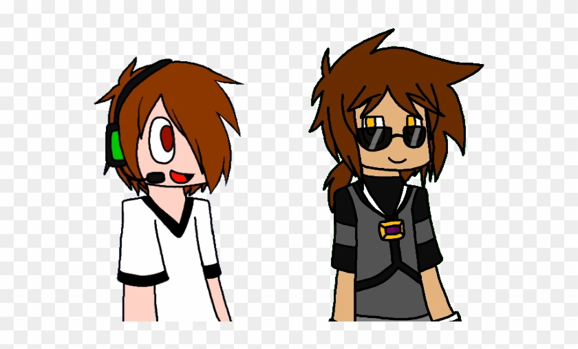 Anime Boy Clipart Minecraft - Skydoesminecraft And Deadlox Fan Art #1209521