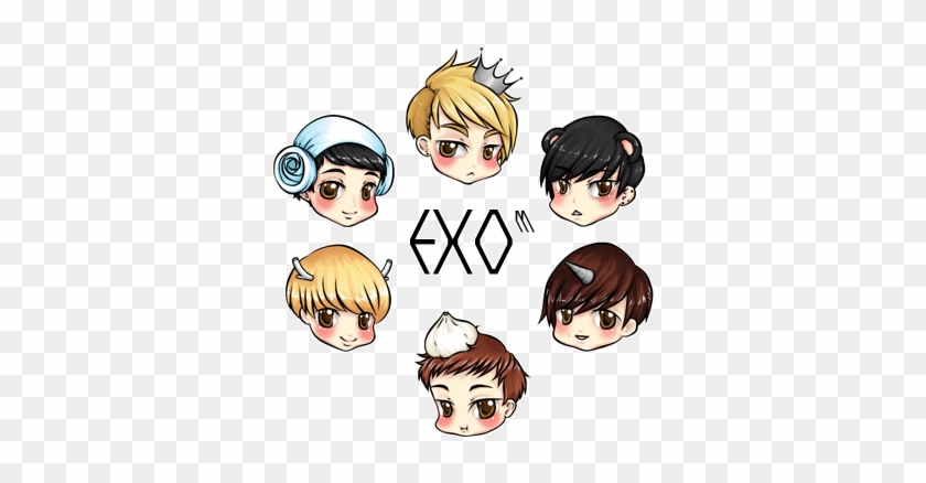 Exo Wallpaper Anime - Chibi Exo M #1209534