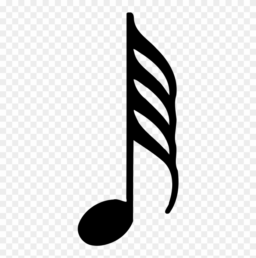 File - Sixty-fourth Note - Svg - Sixty Fourth Note #1209538