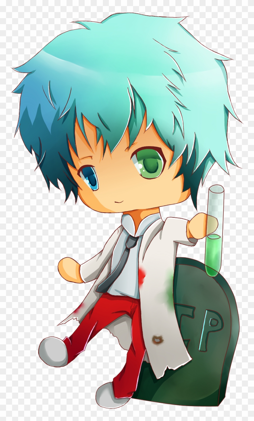 Verdant Is Known As The “vampire Robot”, So I Gave - Anime Chibi Boy Scientists #1209561