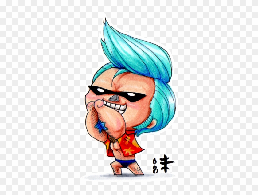 Cyborg Pirate Franky Sticker By Exeivier On Deviantart - One Piece Franky Chibi #1209670