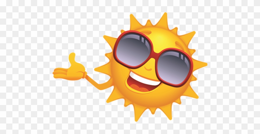 Summer Sun - Clip Art Sunglasses Sun #1209683