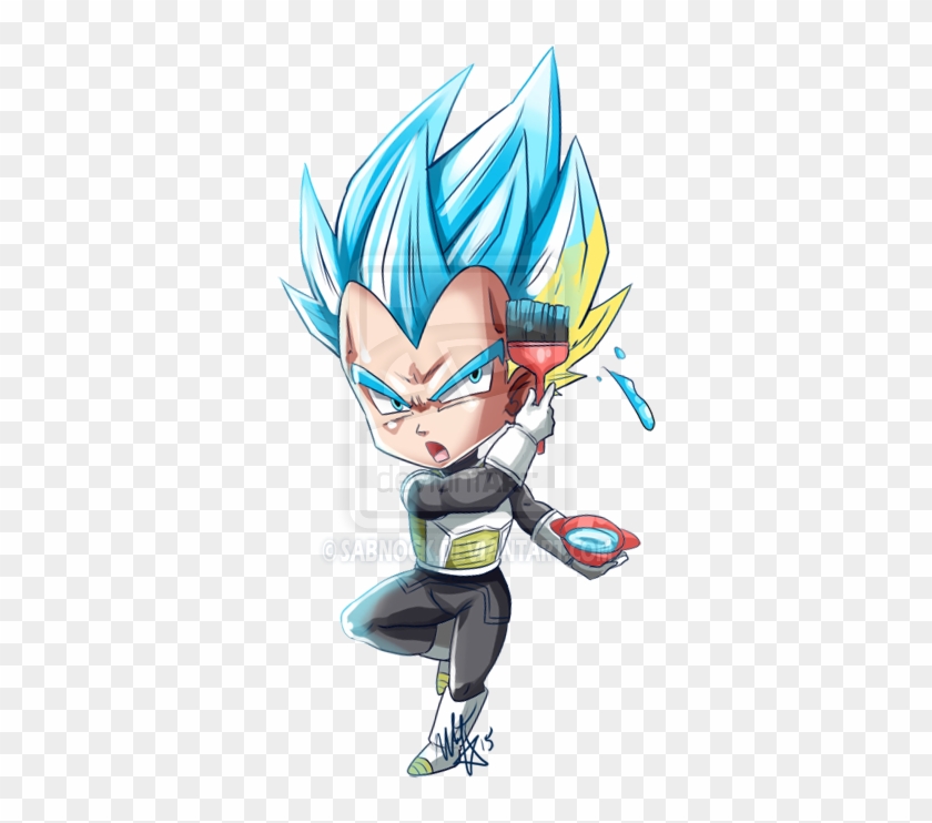 Vegeta In Blue By Sabnock - Vegeta Gif #1209721