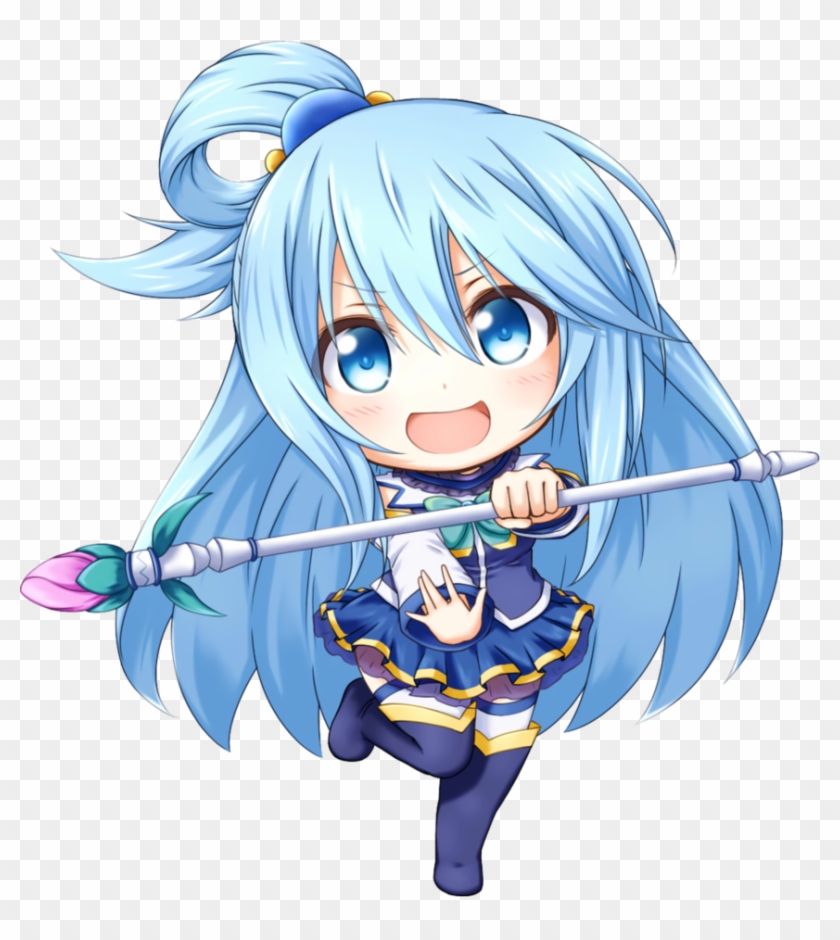 Aqua Chibi - Konosuba Aqua Chibi Png #1209785