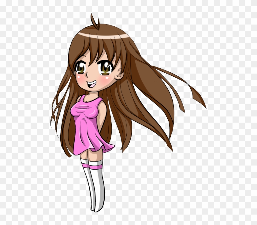 Cute Little Chibi Girl Colored By Rosebugdesigns - Cute Girls Animation Png #1209806