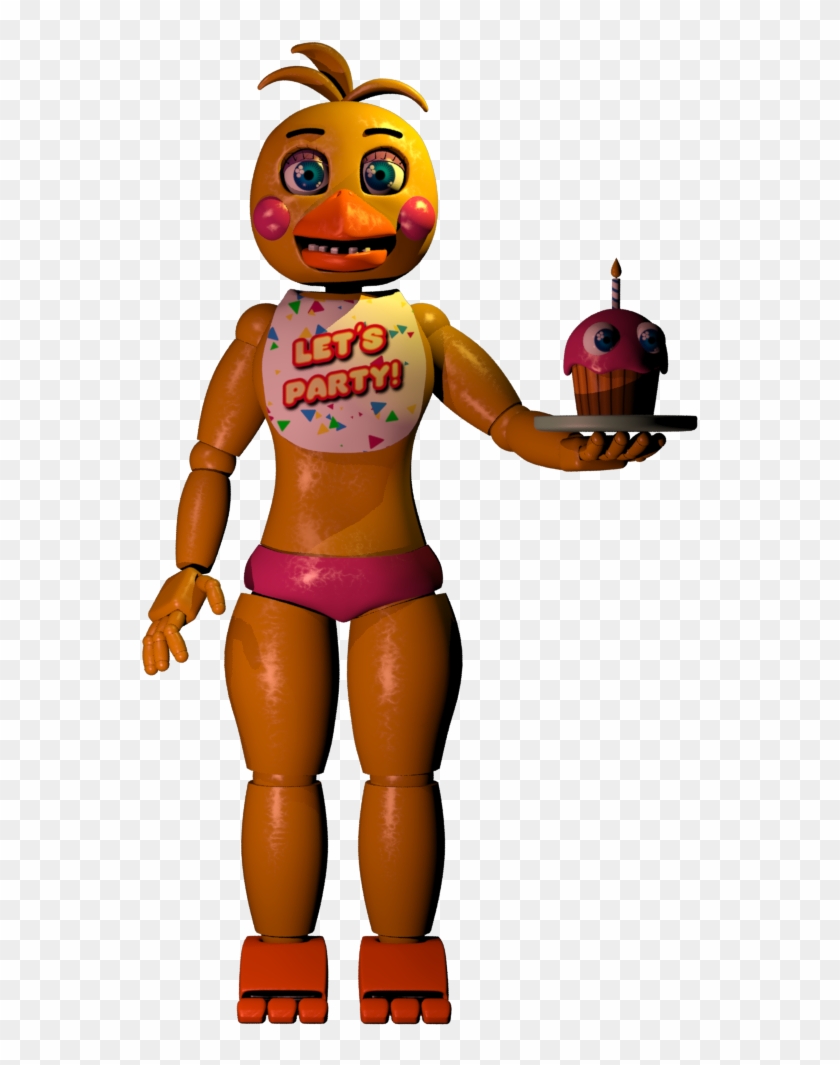 Toy Chica Full Body With Beak By Foxyboyedits - Toy Chica No Beak.