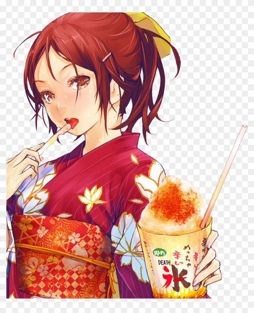 Add A Caption - Geisha Anime Png #1209886