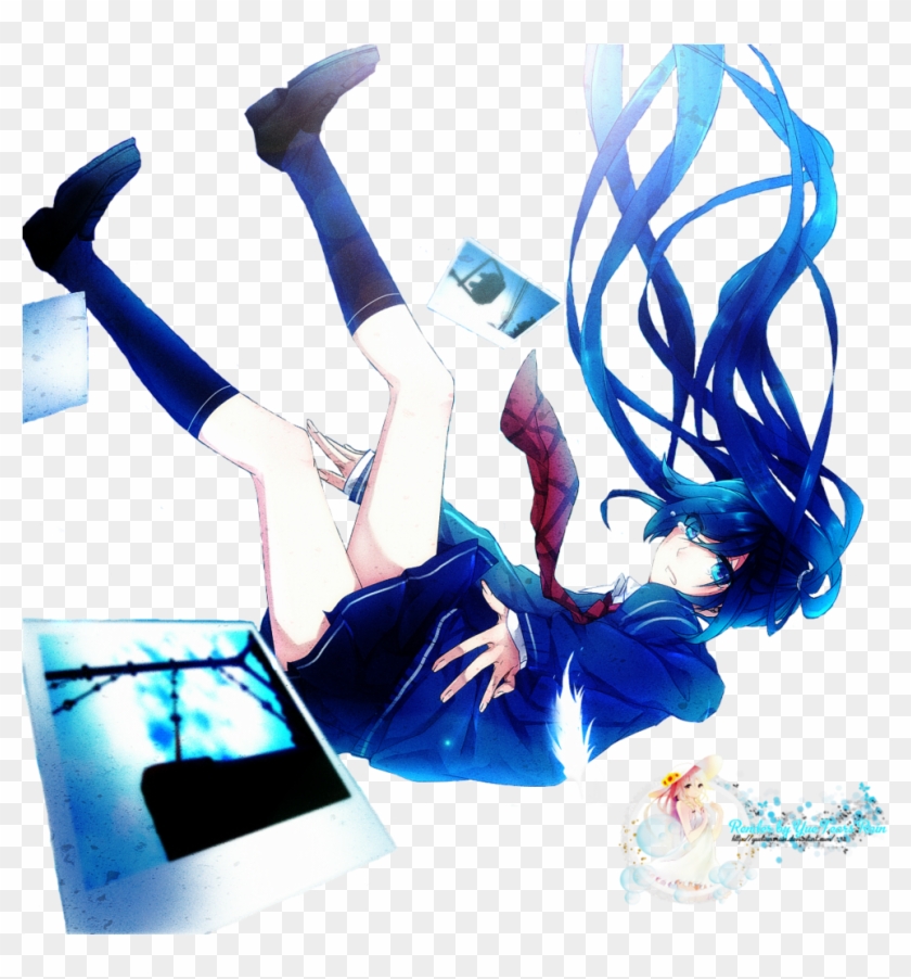 Girl Falling Into Water Anime Download - Anime Girl Falling Png #1209898