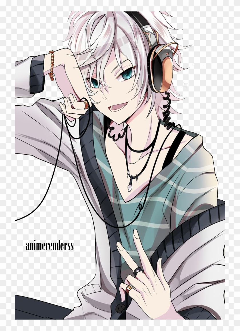 Anime Render 62 By Animerenderss On Deviantart - Anime Boy With Headphones #1209912