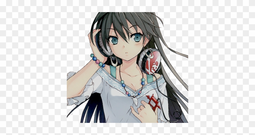 Anime Girl With Headphones Render By Feary Bad Day - Anime Girl With  Headphones - Free Transparent PNG Clipart Images Download