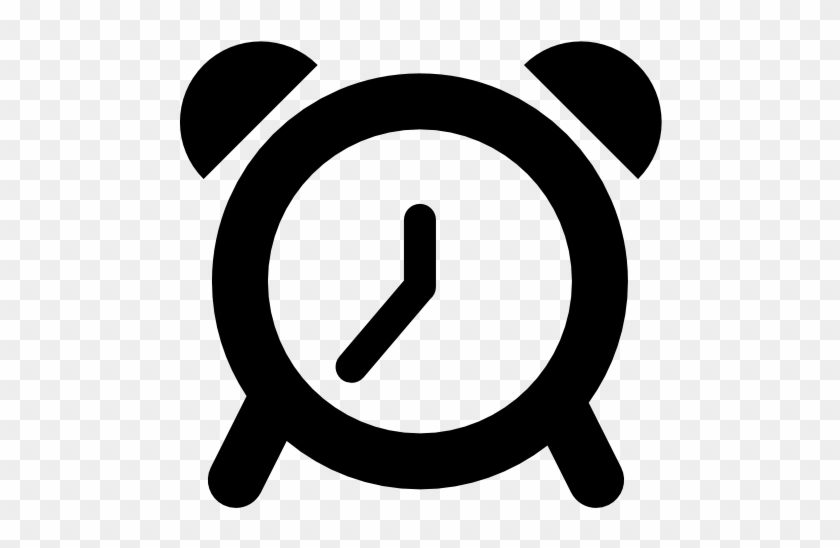 Desk Alarm Clock Vector - Icono Reloj Png #1210012