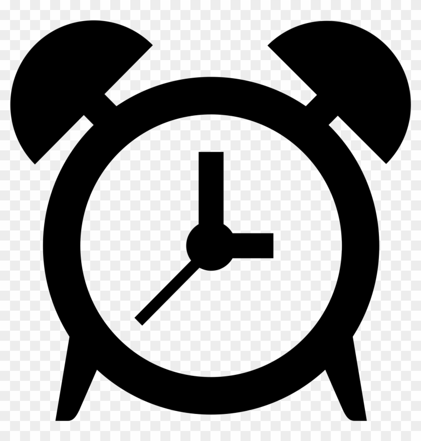 Open - Clock Emoji Black And White #1210026