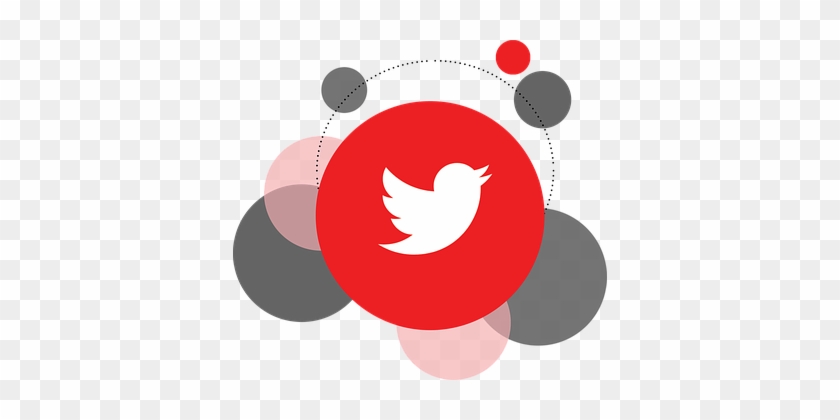 Twitter Website Icon Symbol Sign Logo Butt - Twitter Logo Red Png #1210090
