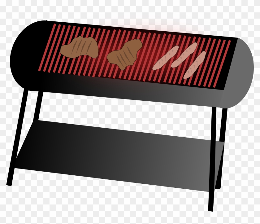 Pin Grill Clipart - Bbq Grill Vector Png #1210124