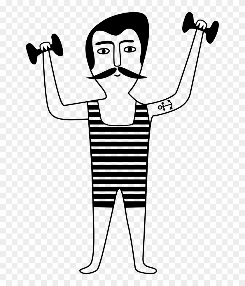 Strongman By Ingela P - Tattoo - Free Transparent PNG Clipart Images  Download