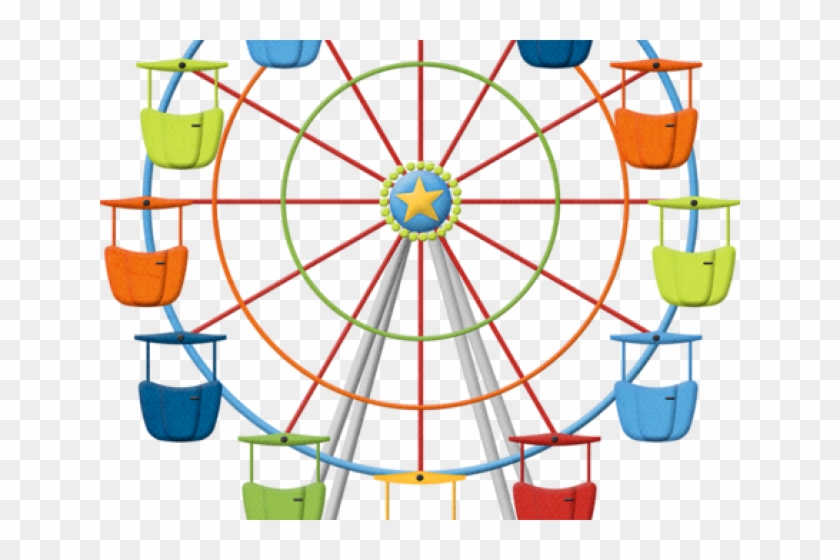 Ferris Wheel Clipart Mini - Ferris Wheel Clipart #1210154