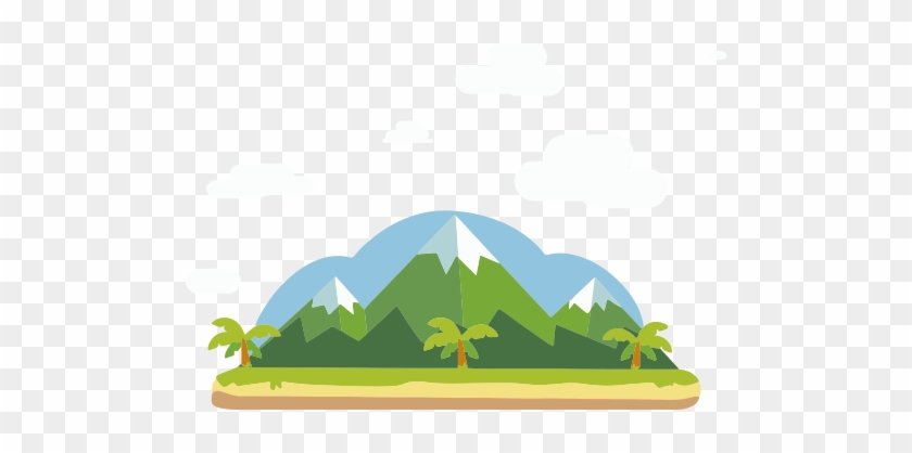 Hawaii Clipart Colorful Forest - Mountains In Hawaii Png #1210187