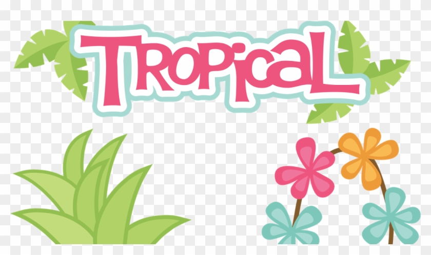 Miss Kate Cuttables - Topo De Bolo Tropical Para Imprimir #1210238