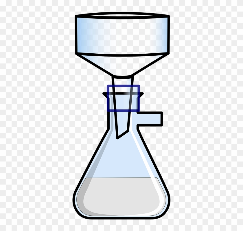 Chemistry Filter Funnel Filter Flask Clip Art Full Size PNG Clipart