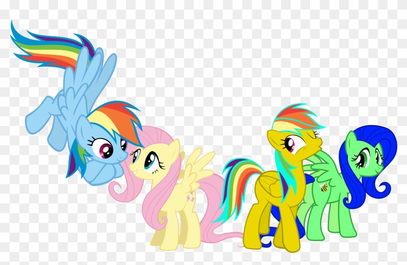 Rainbow Dash Filly Vector Download - Rainbow Dash Volando Gif #1210386