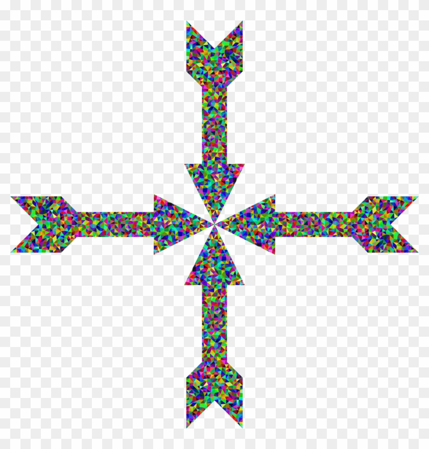 Prismatic Low Poly Arrow Art 6 By @gdj, Prismatic Low - Arrow #1210627