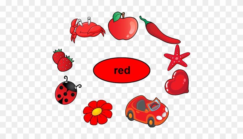 Collection Of Color Red Worksheet For Preschool - Red Objects For Preschool #1210725