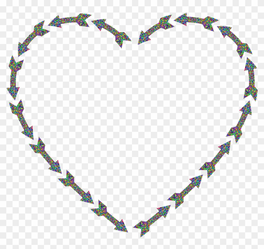 Low Poly Arrow Heart - Low Poly Arrow Heart #1210738