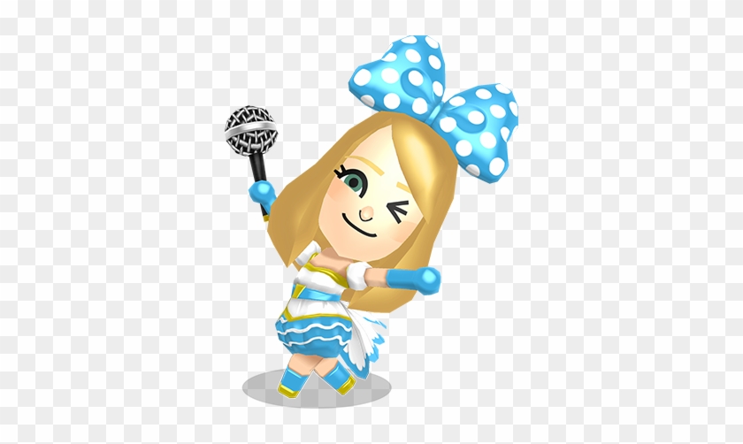 Female Pop Star Official Art - Miitopia Jobs Pop Star #1210781