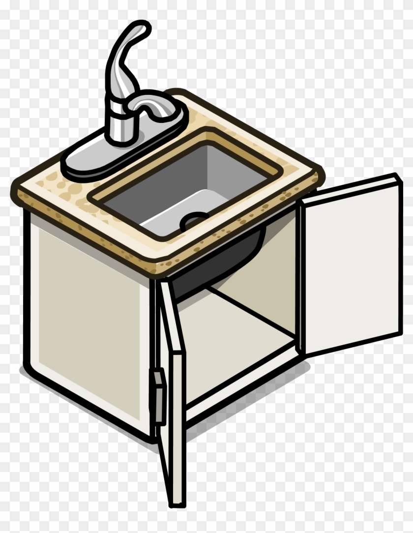 Granite Sink Sprite 002 - Club Penguin Granite Kitchen #1210797