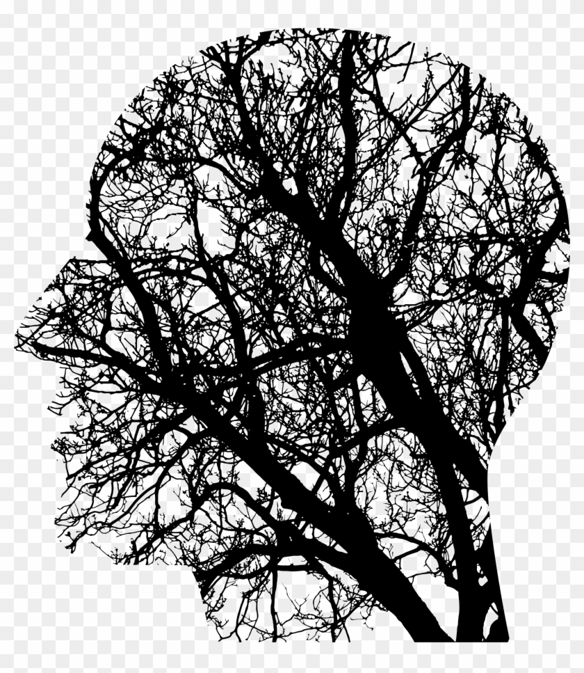 Tree Man Silhouette - Brain Free #1210872