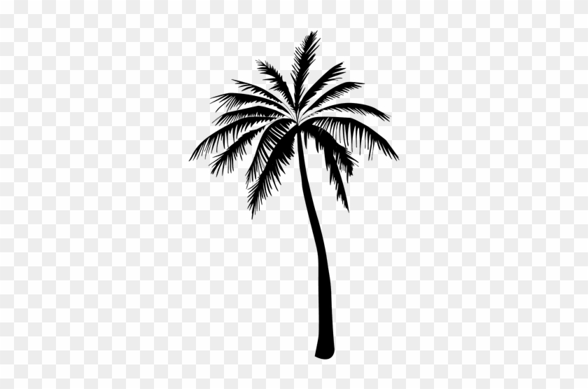 Palm Tree Silhouette Png - Palm Tree Silhouette Clip Art #1210888