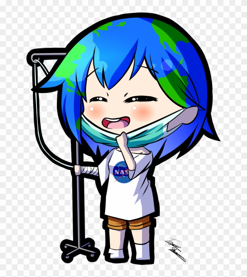 Chibi Earth-chan By Mangaxai - Earth Chan Chibi #1211049