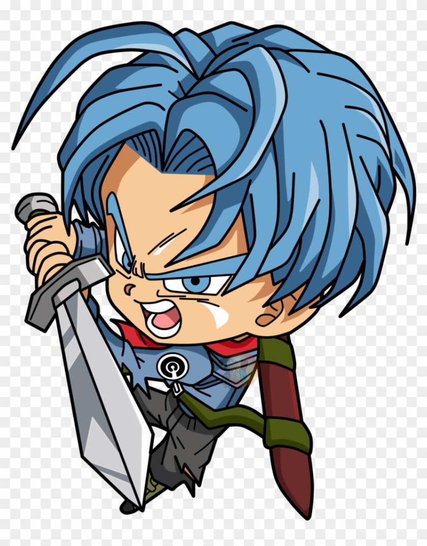 Mirai Trunks Chibi - Dragon Ball Super Goku Chibi #1211058