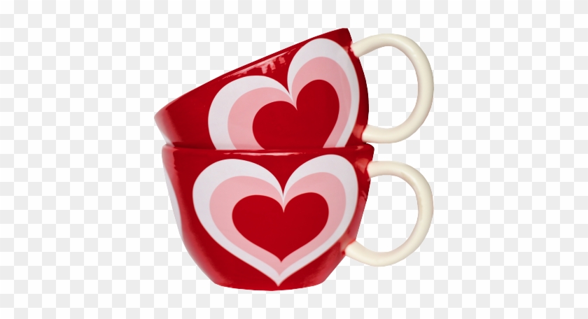 Cups And Hearts - Coffee Cup #1211068