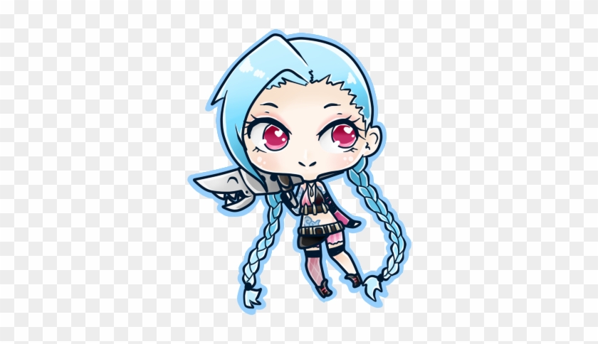 League Of Legends - League Of Legends Chibi Jinx #1211078