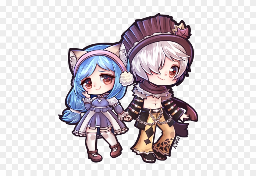 Chibi Couple Otp Ocs Anime Couple Anime Chibi Chibis - Chibi Anime Couple #1211081