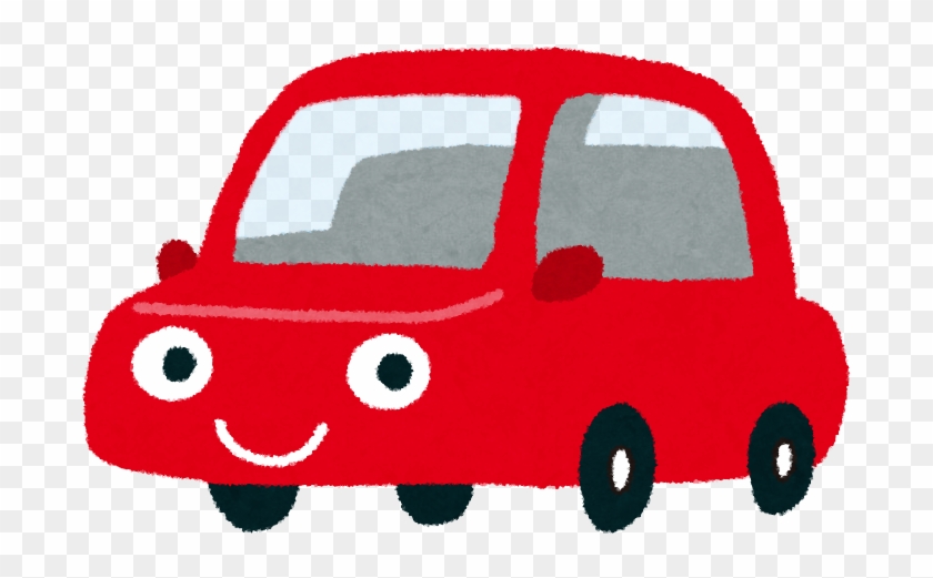 車のキャラクターのイラスト（赤） - - ガソリン イラスト #1211087