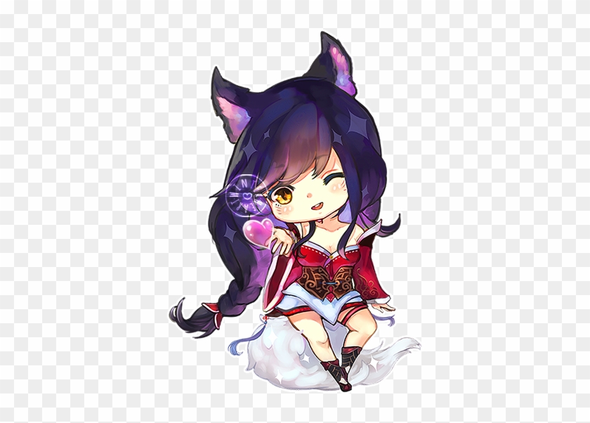 Chibi Ahri By Littlewinterheart - Chibi Ahri #1211091