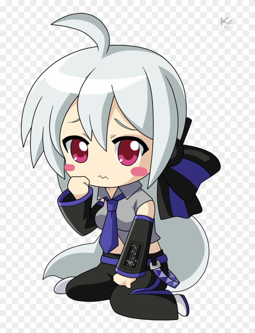 Chibi Haku Yowane By Krizeii - Haku Vocaloid #1211111