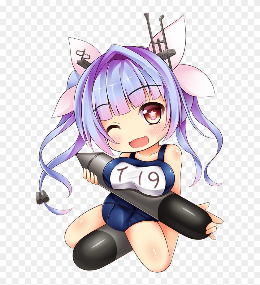 I-19 Chibi By Greenteaneko - Kancolle I 19 Chibi #1211113